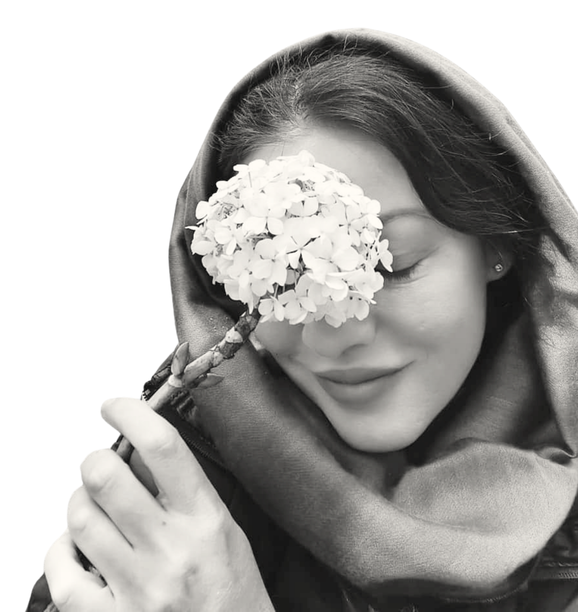 Anca com flores